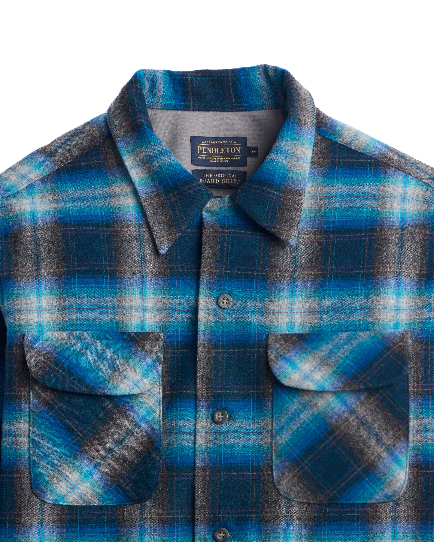 Pendleton X Bobby Ruiz - Grey Turquoise Ombre - Board Shirt