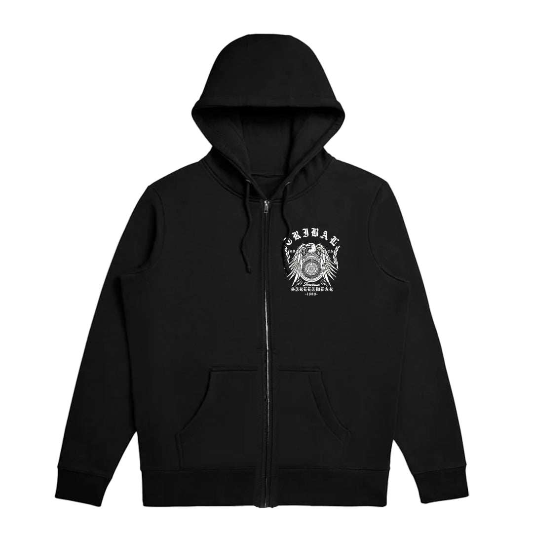 AMERICAN STREETWEAR - Black Men's ZIP hoodie