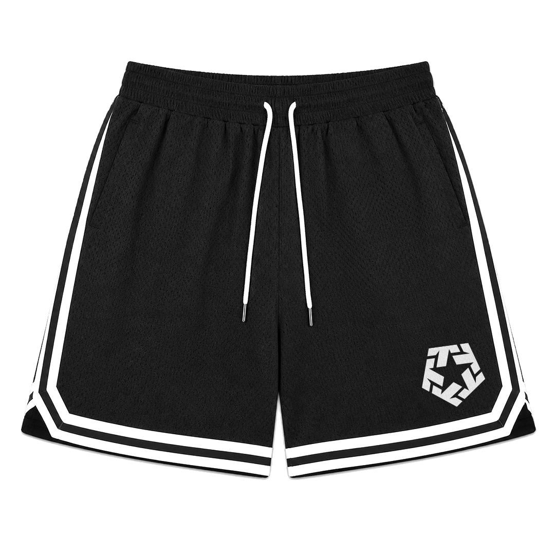 T-STAR - BLACK BASKETBALL SHORTS