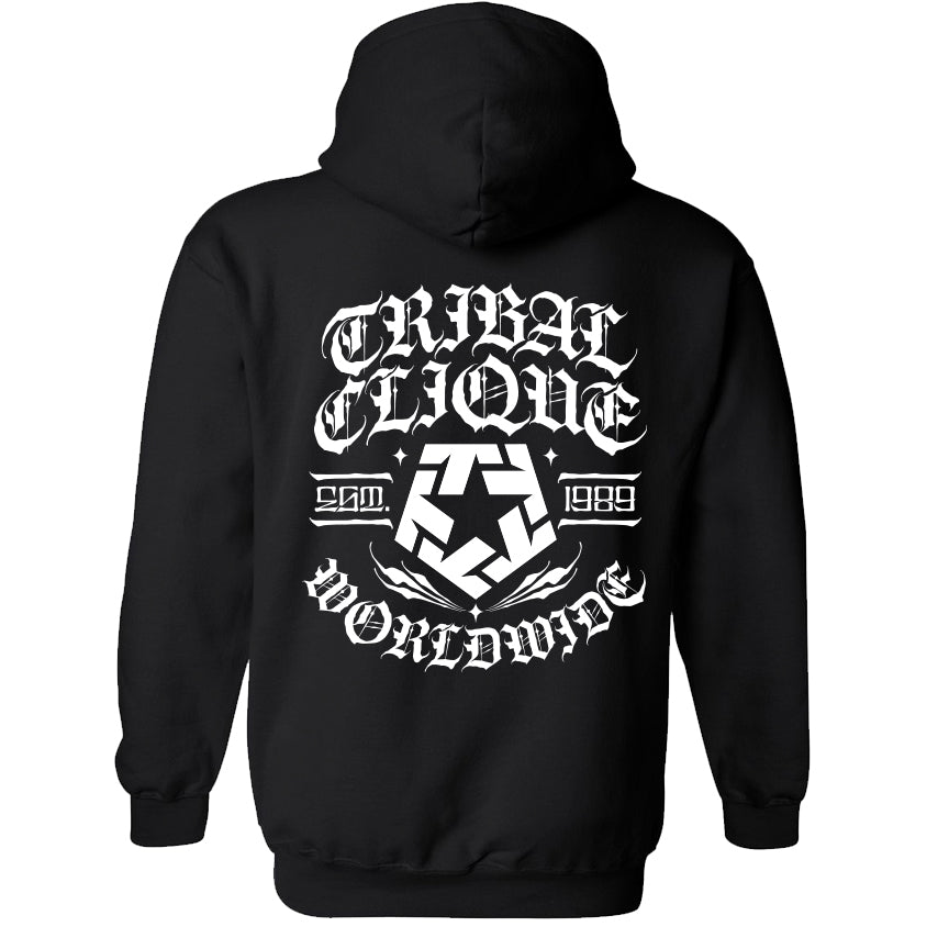 BLOVED ROCKERS - Black Men's ZIP hoodie