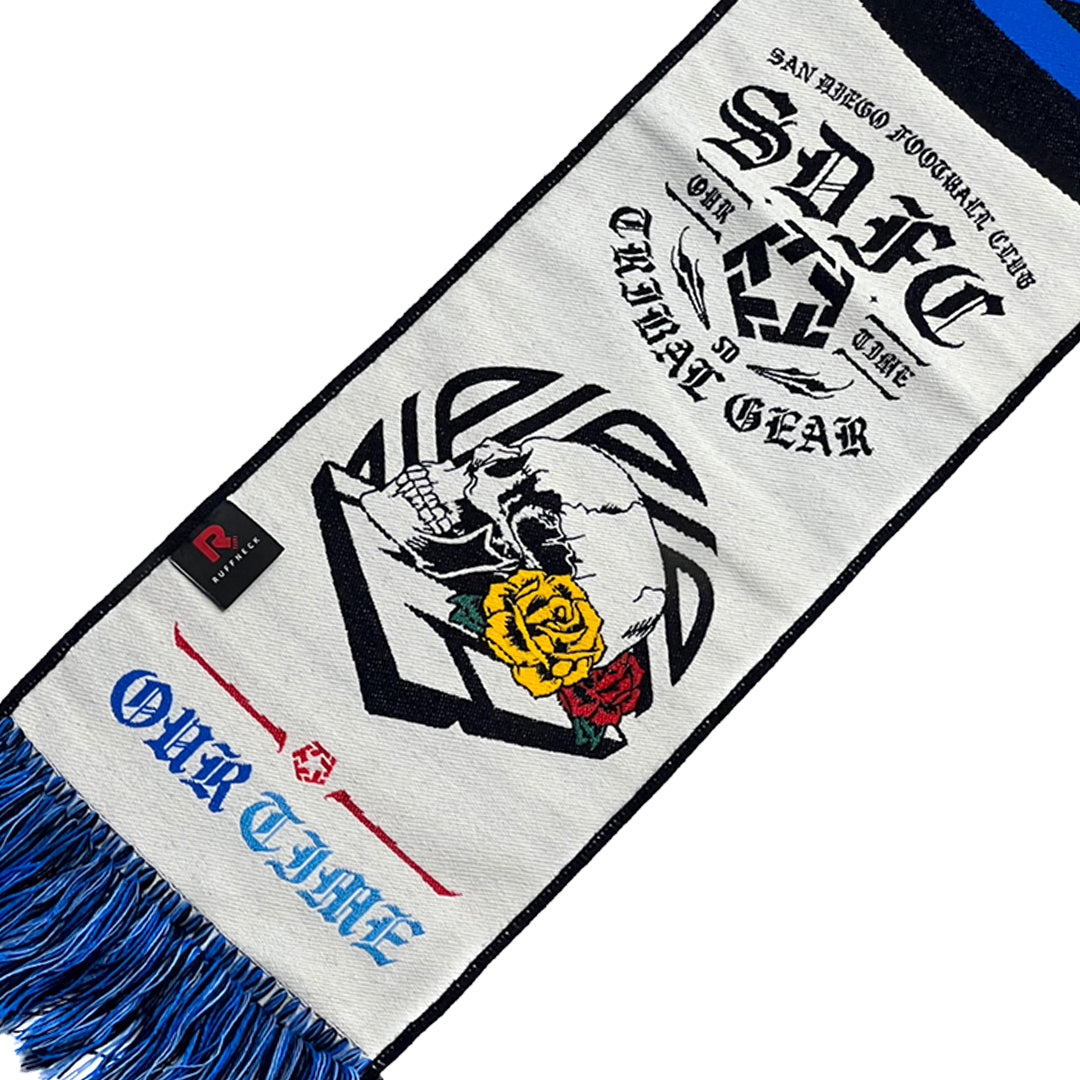 CALAVERAS - SDFC x Tribal - Off White Scarf
