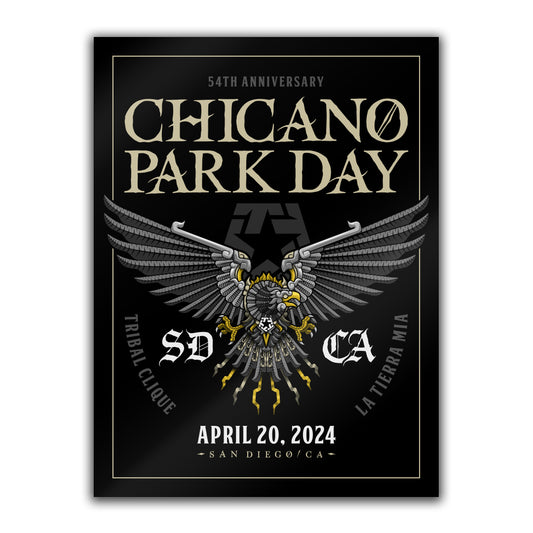 18" X 24" CHICANO PARK DAY 2024 POSTER