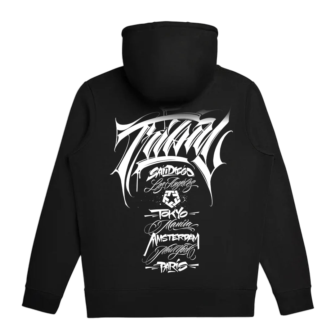 Cities - Black Men's Hoodie