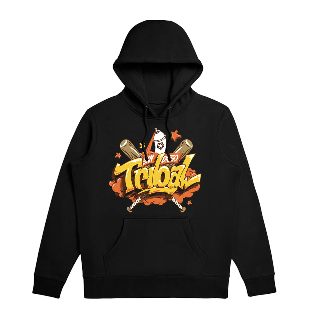 DURO BLAST - Black Men's pullover hoodie