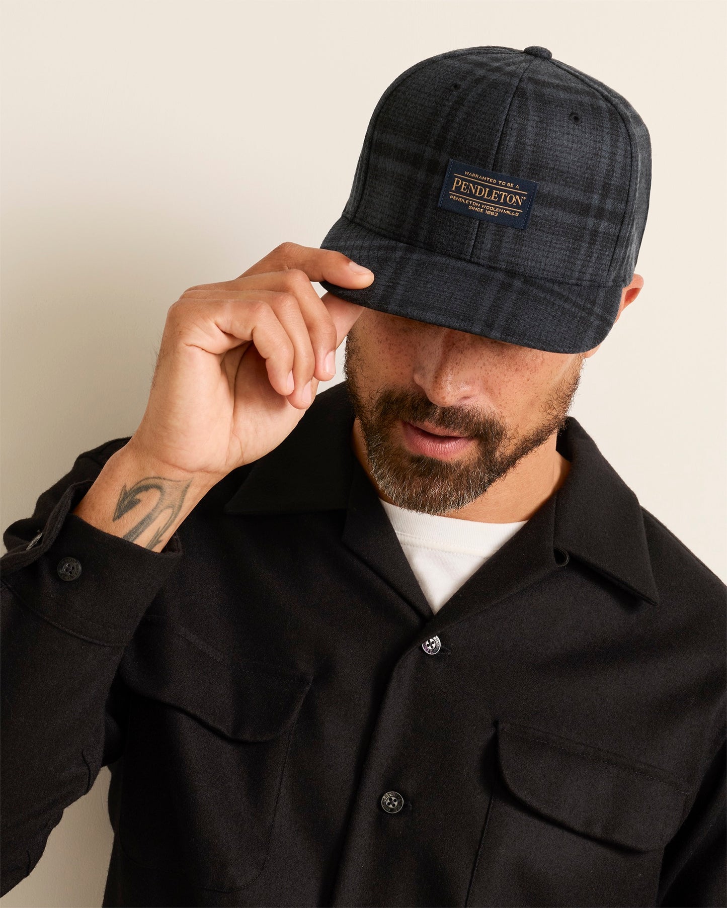 Pendleton X Bobby Ruiz - Black Shadow Plaid Snapback