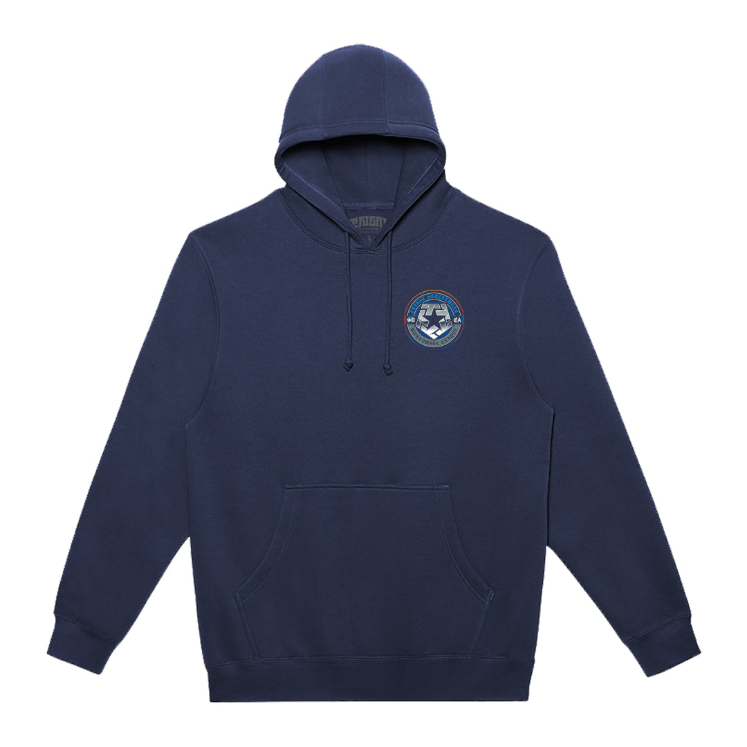 San Diego Circle - Navy Men's Pullover Hoodie