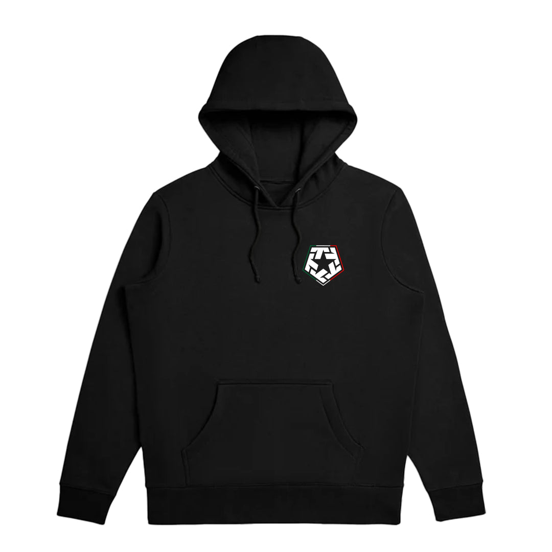 CHARRA - Black Men's Hoodie