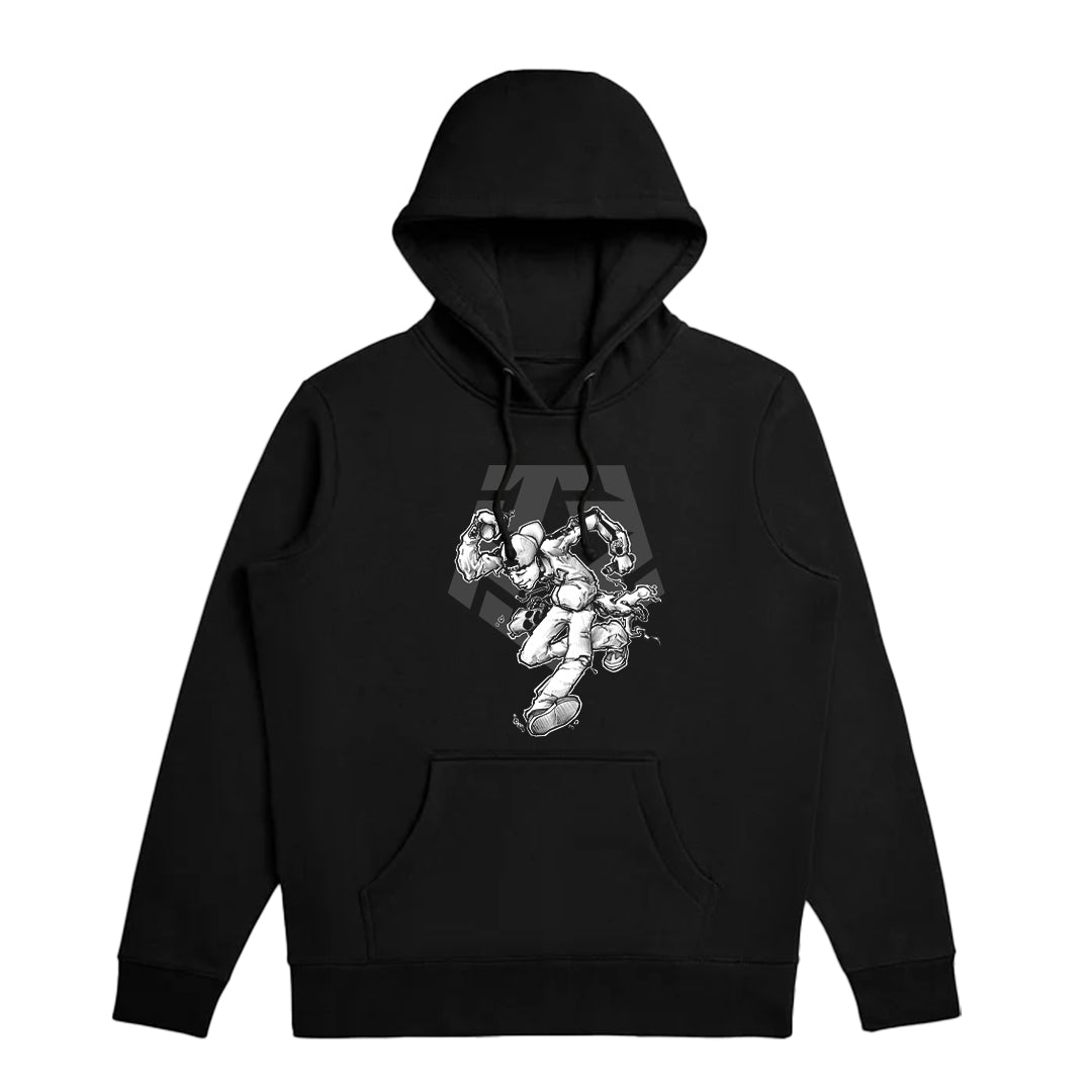 WORLDWIDE PUNK - Black Men's Hoodie