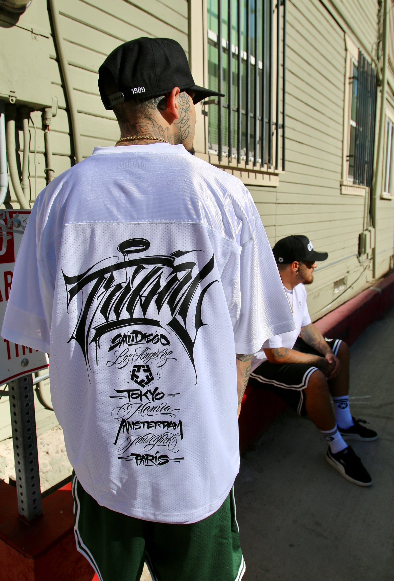 CITIES - White Mesh Jersey