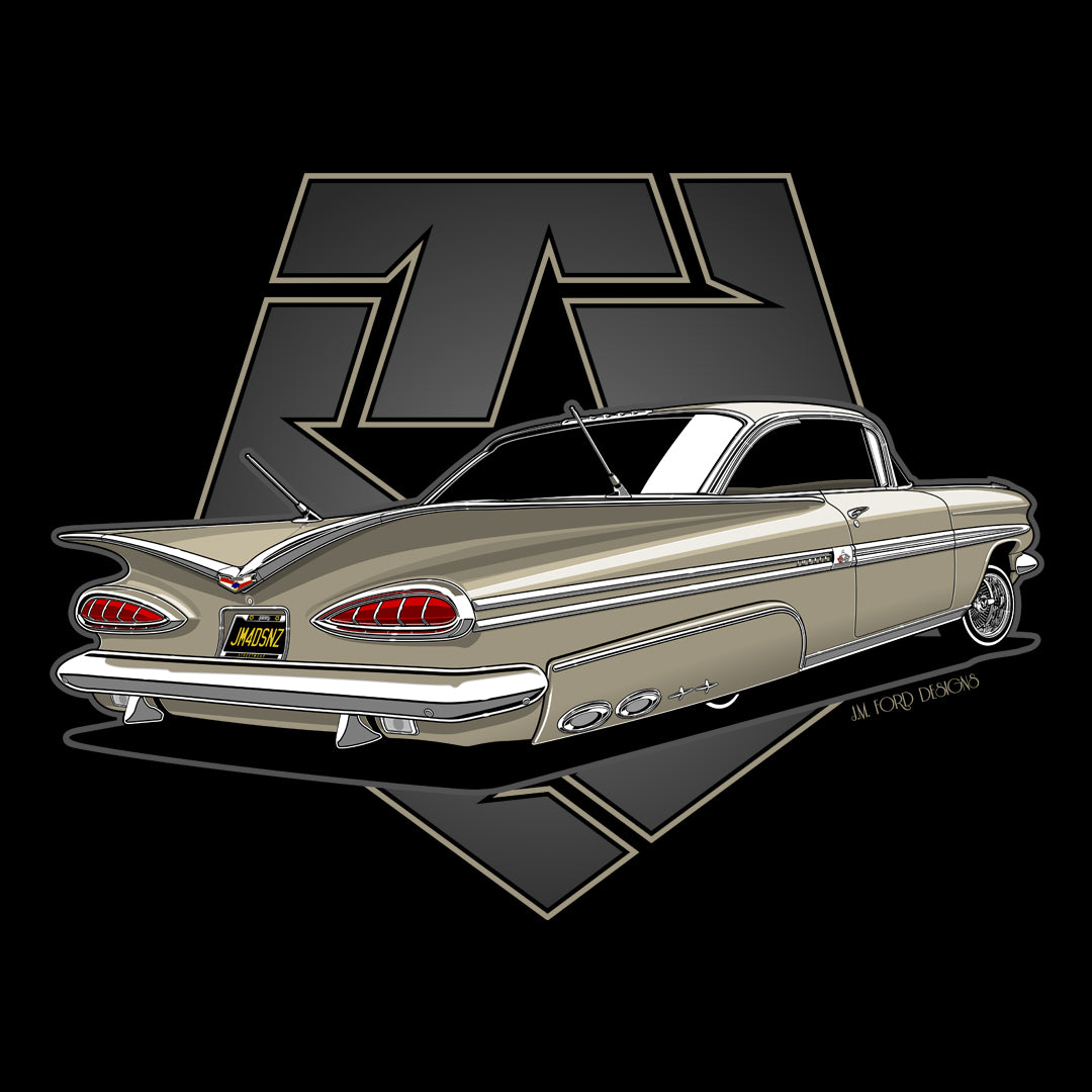 JM FORD 59 IMPALA- Men's T Shirt