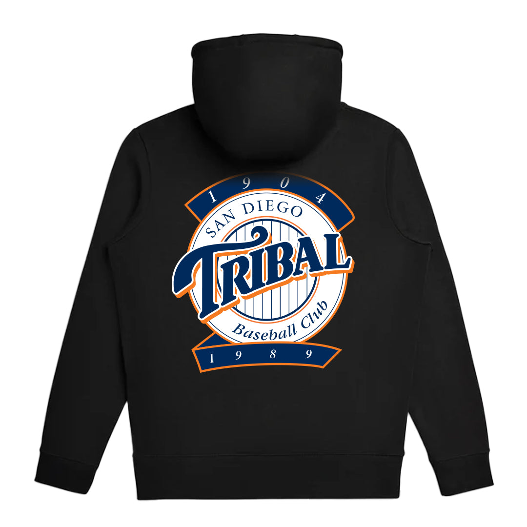 SD PINSTRIPE - Black Men's ZIP hoodie