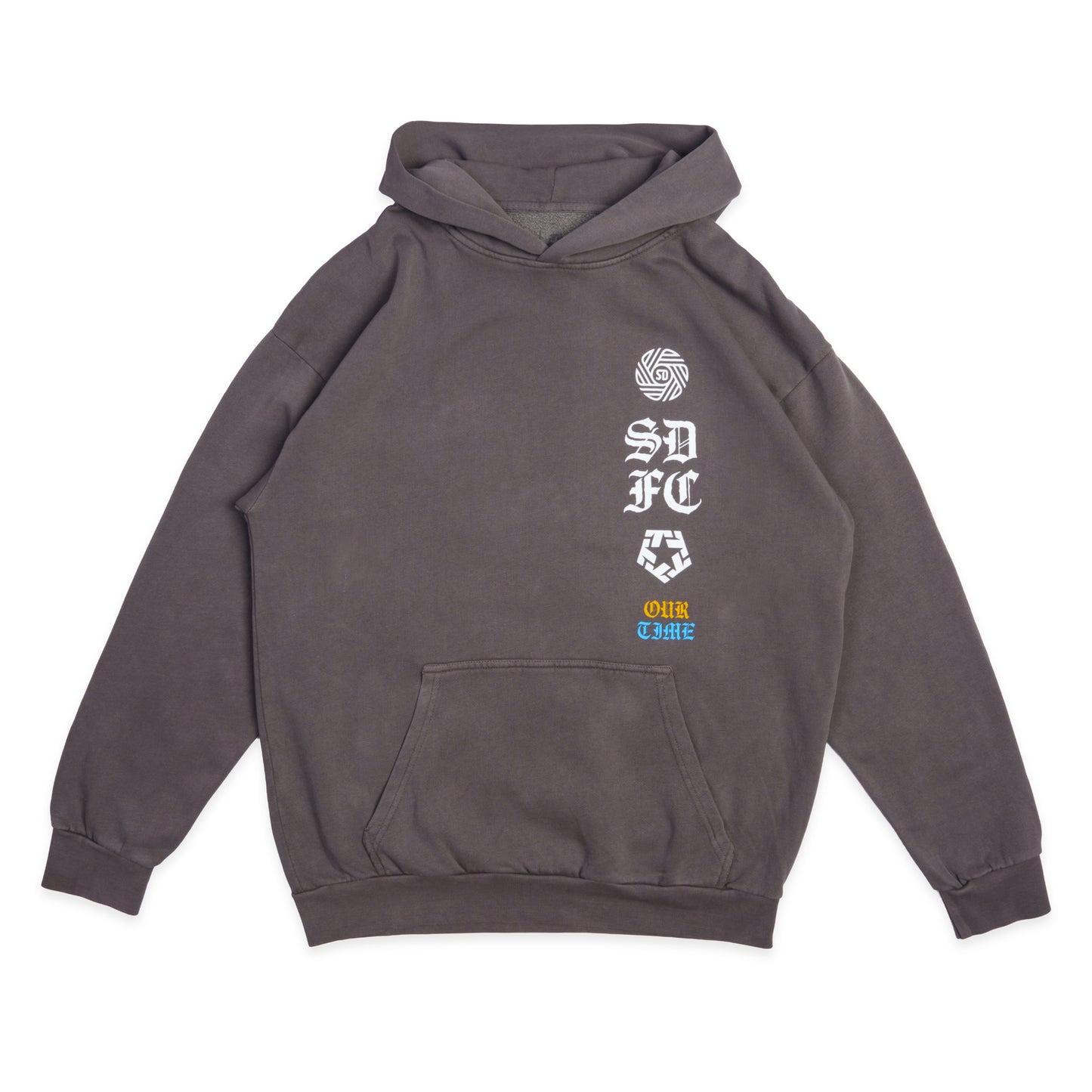OUR TIME - SDFC x Tribal - Vintage Black Hoodie