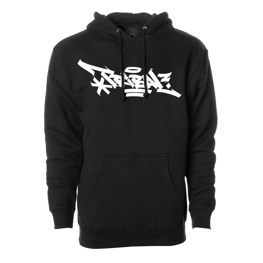 INKER - Black Men's pullover hoodie