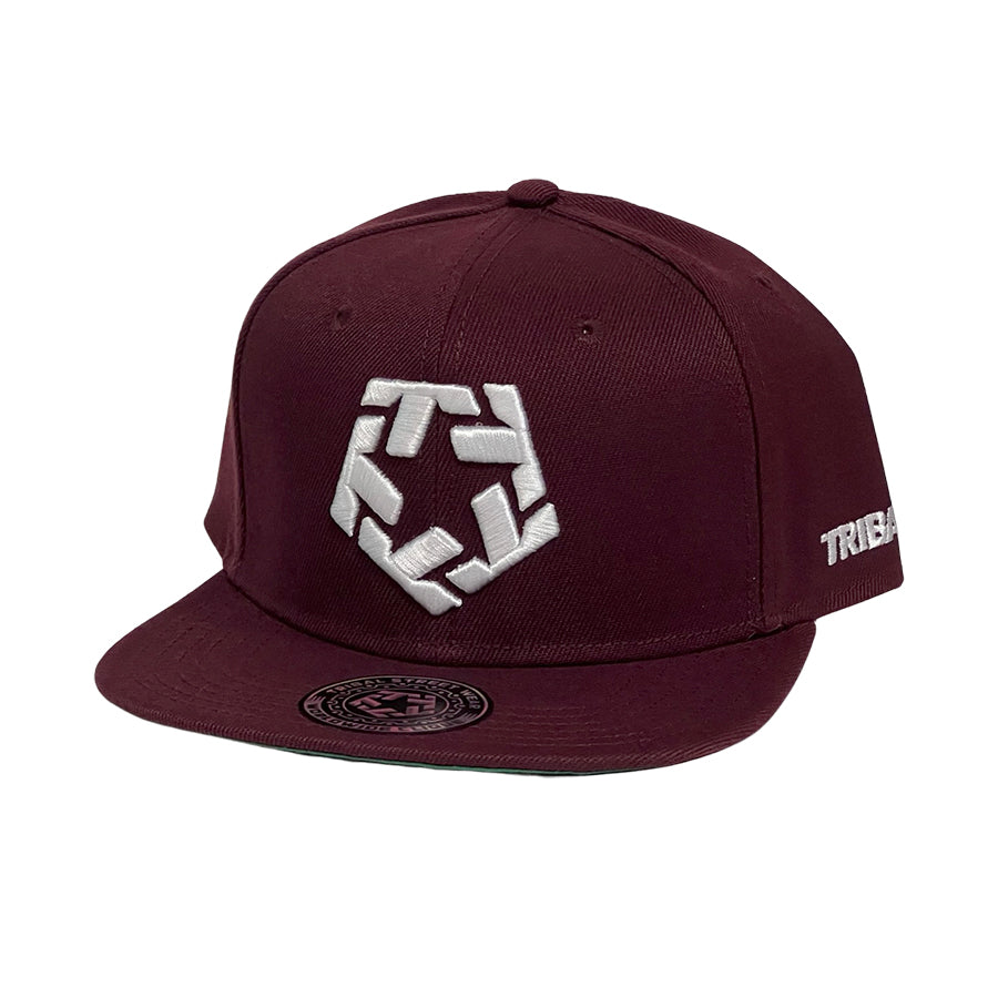 帽子T-STAR - Custom Burgundy Snapback Cap