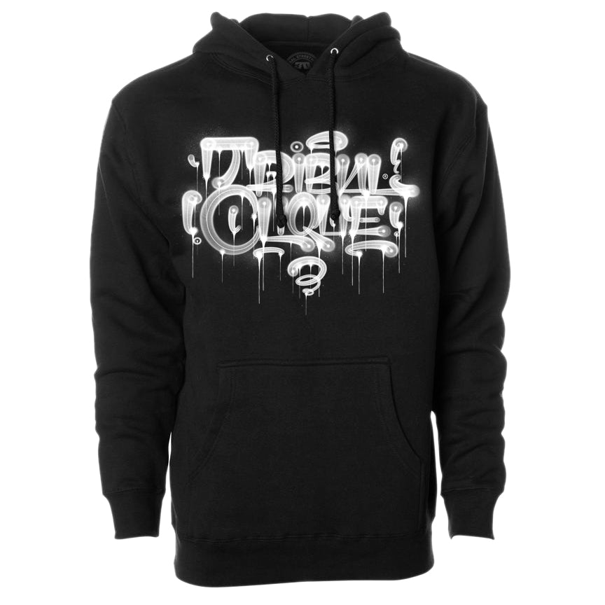 FLARES - Black Men's pullover hoodie