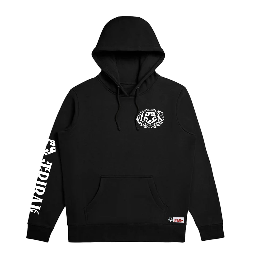 59 CREST - Black Men's pullover hoodie