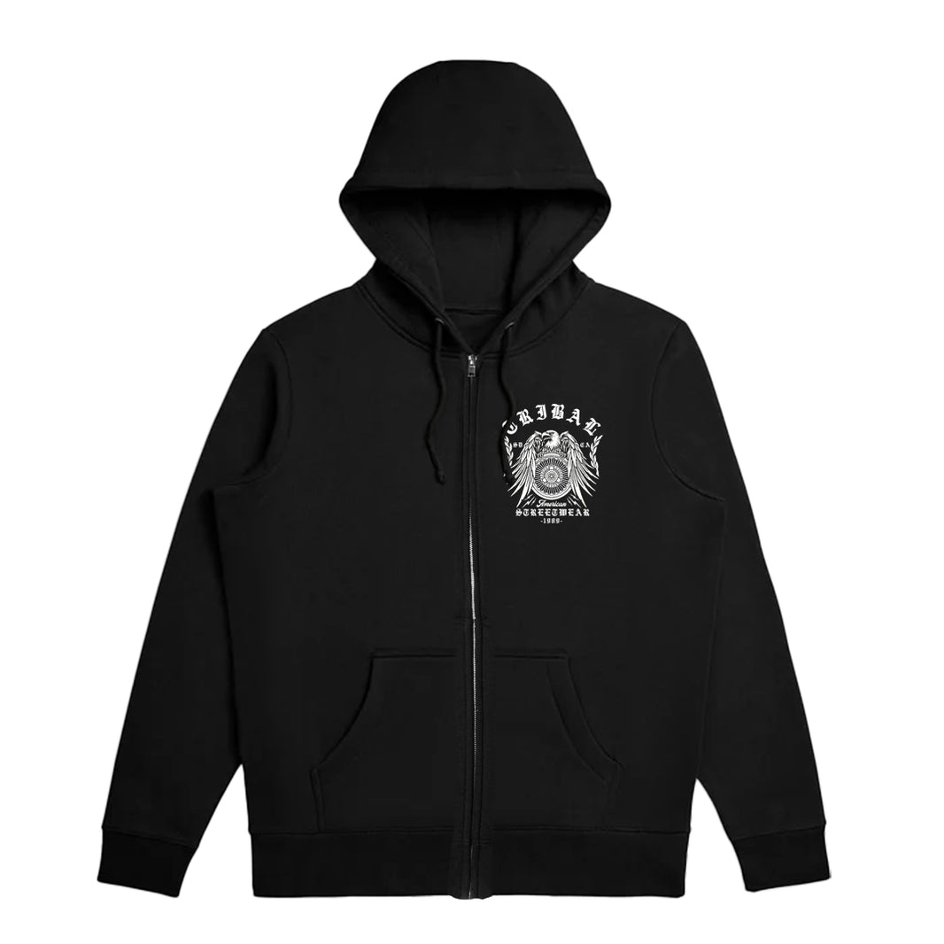 Street Solid Pocket Zipper U Neck Outerwear