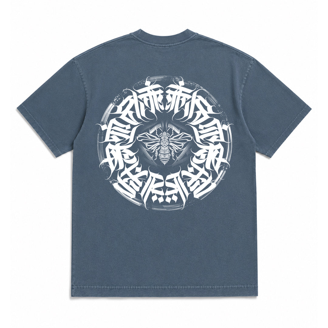 BEE  - Washed Denim Max Heavyweight Tee
