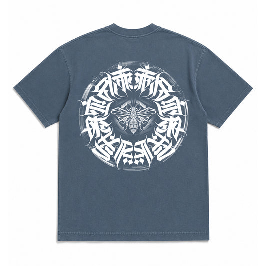 BEE  - Washed Denim Max Heavyweight Tee