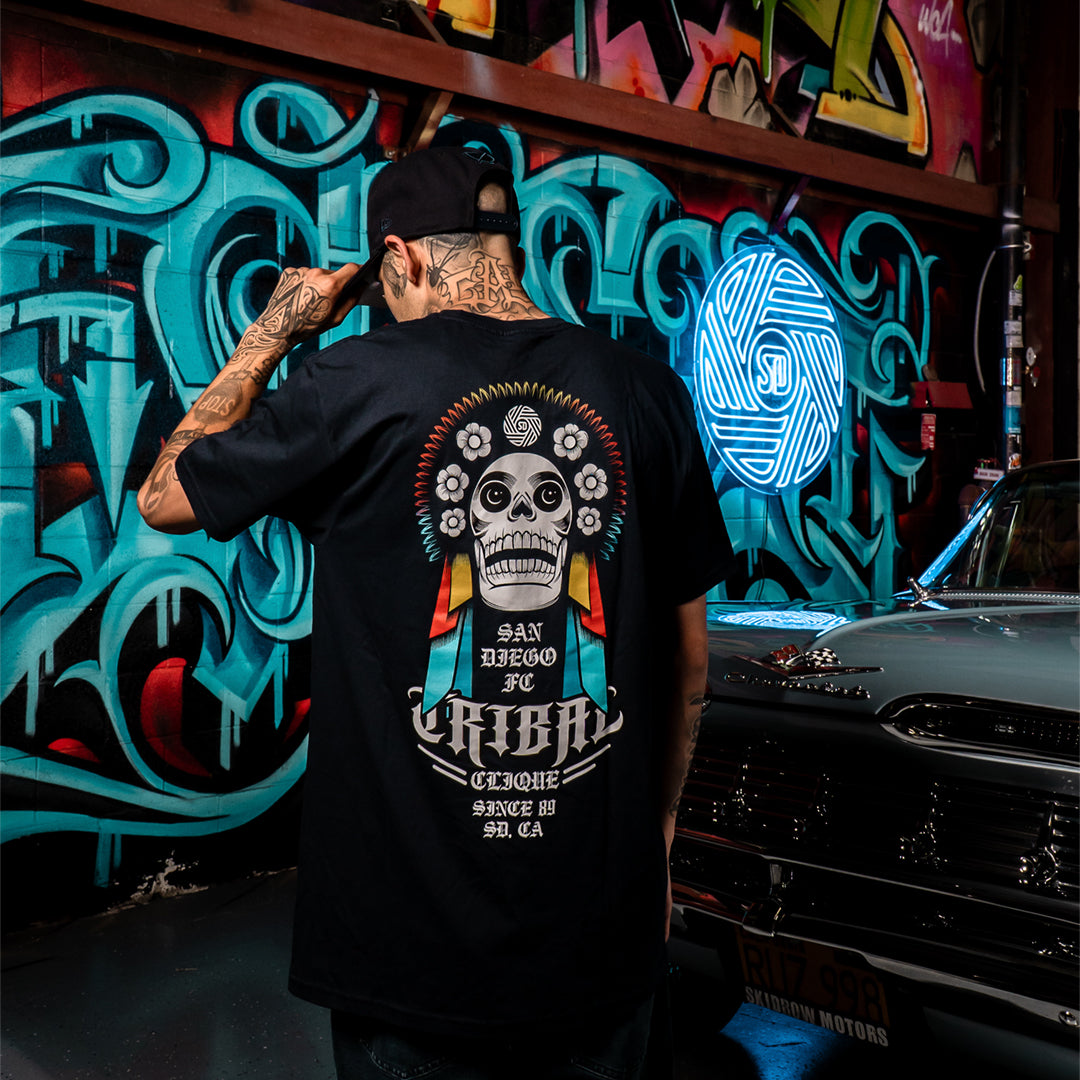 San Diego FC x Tribal - CALAVERA M&N Navy Tee