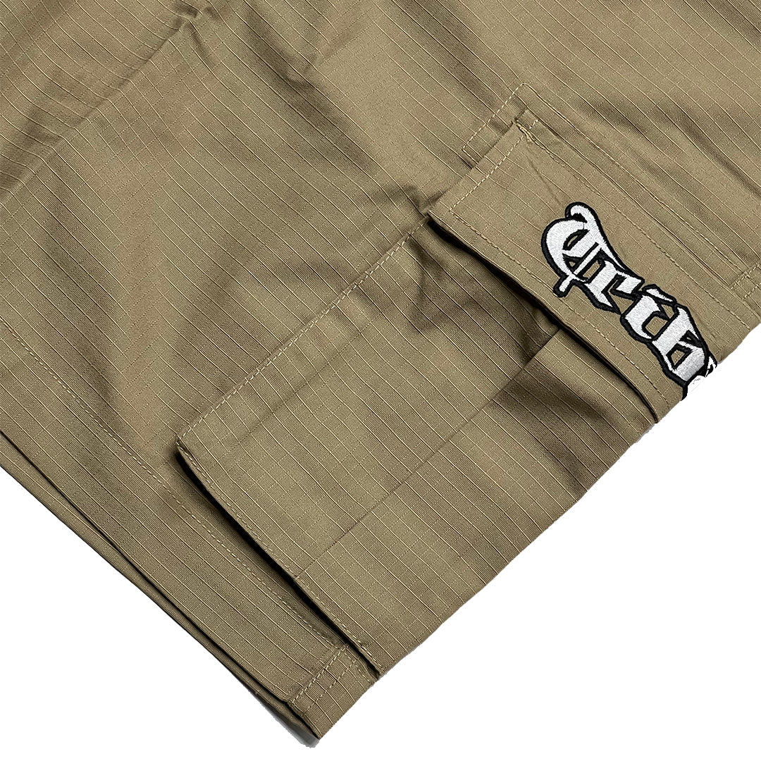 KHAKI - RIPSTOP CARGO SHORTS