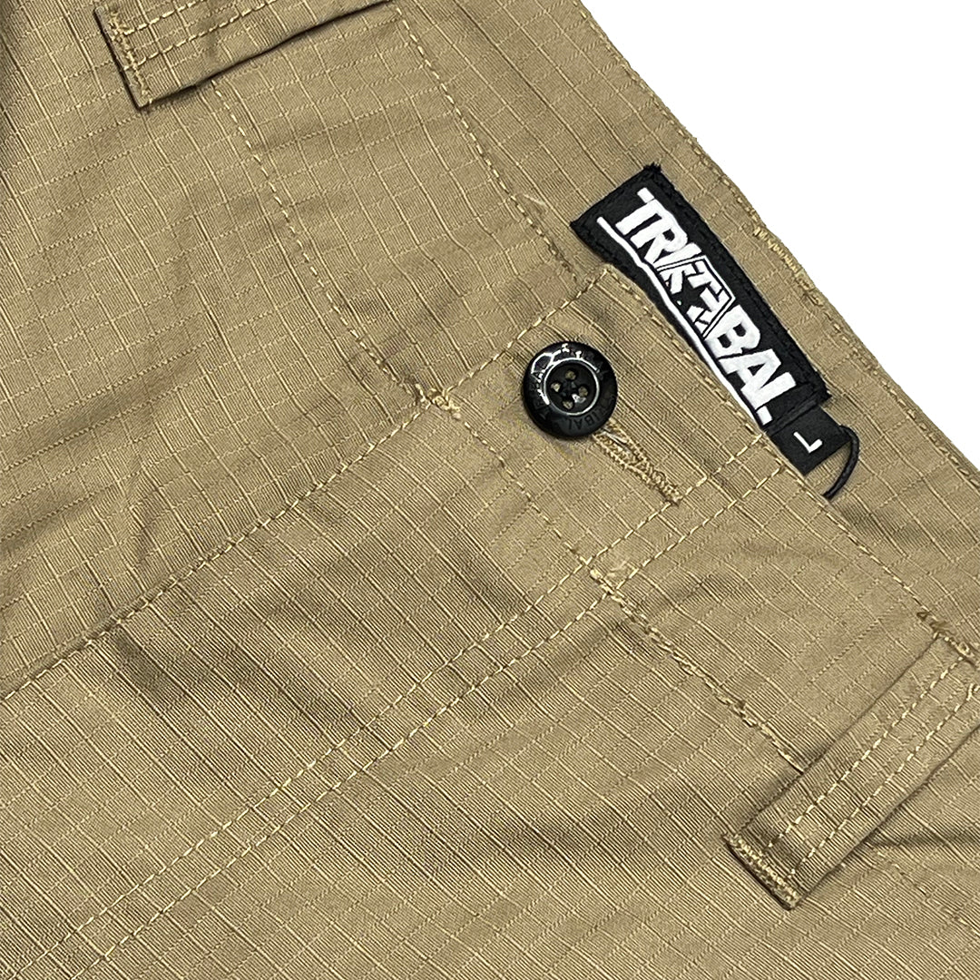 KHAKI - RIPSTOP CARGO SHORTS