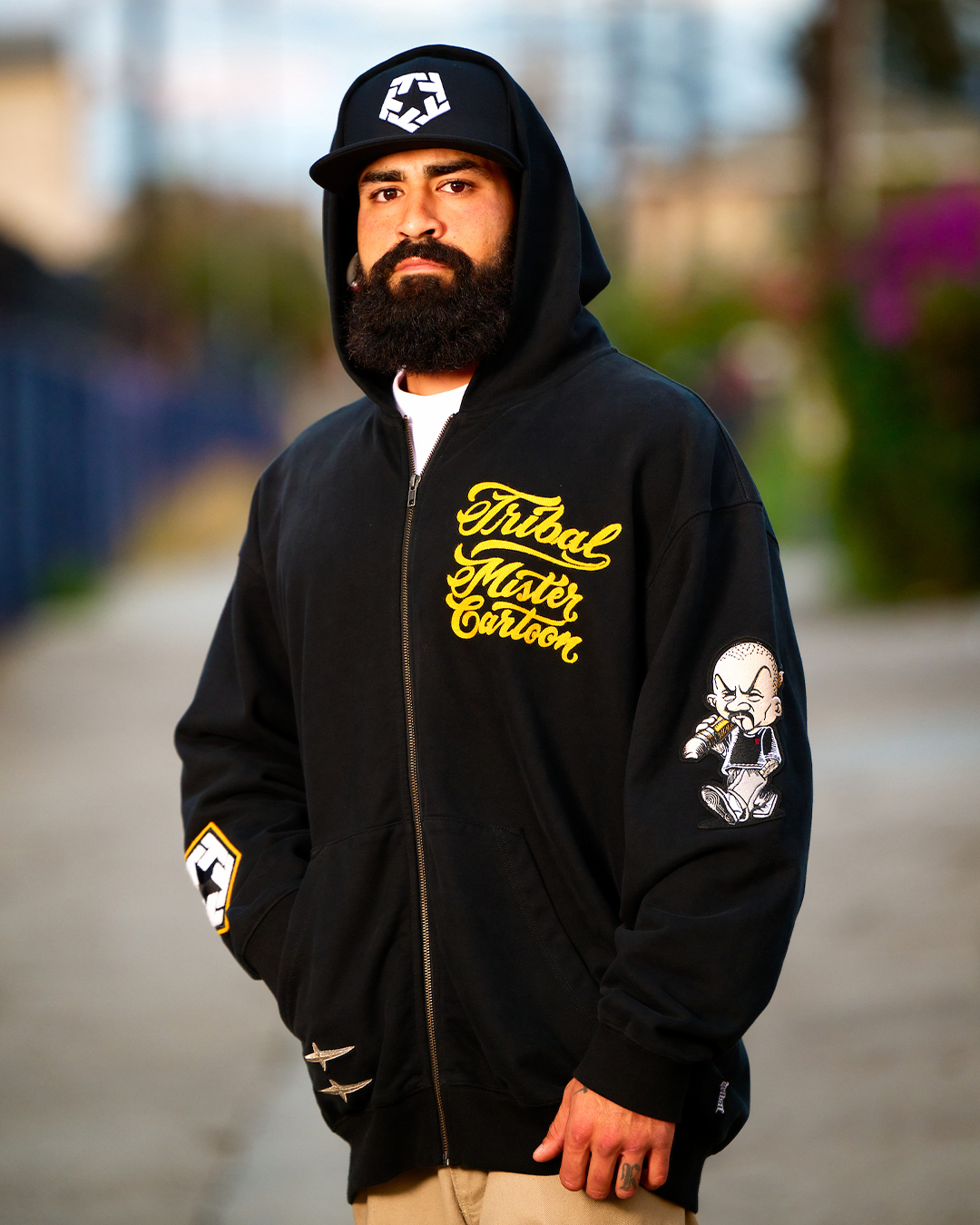 Mister Cartoon X Tribal - Zip Hoodie