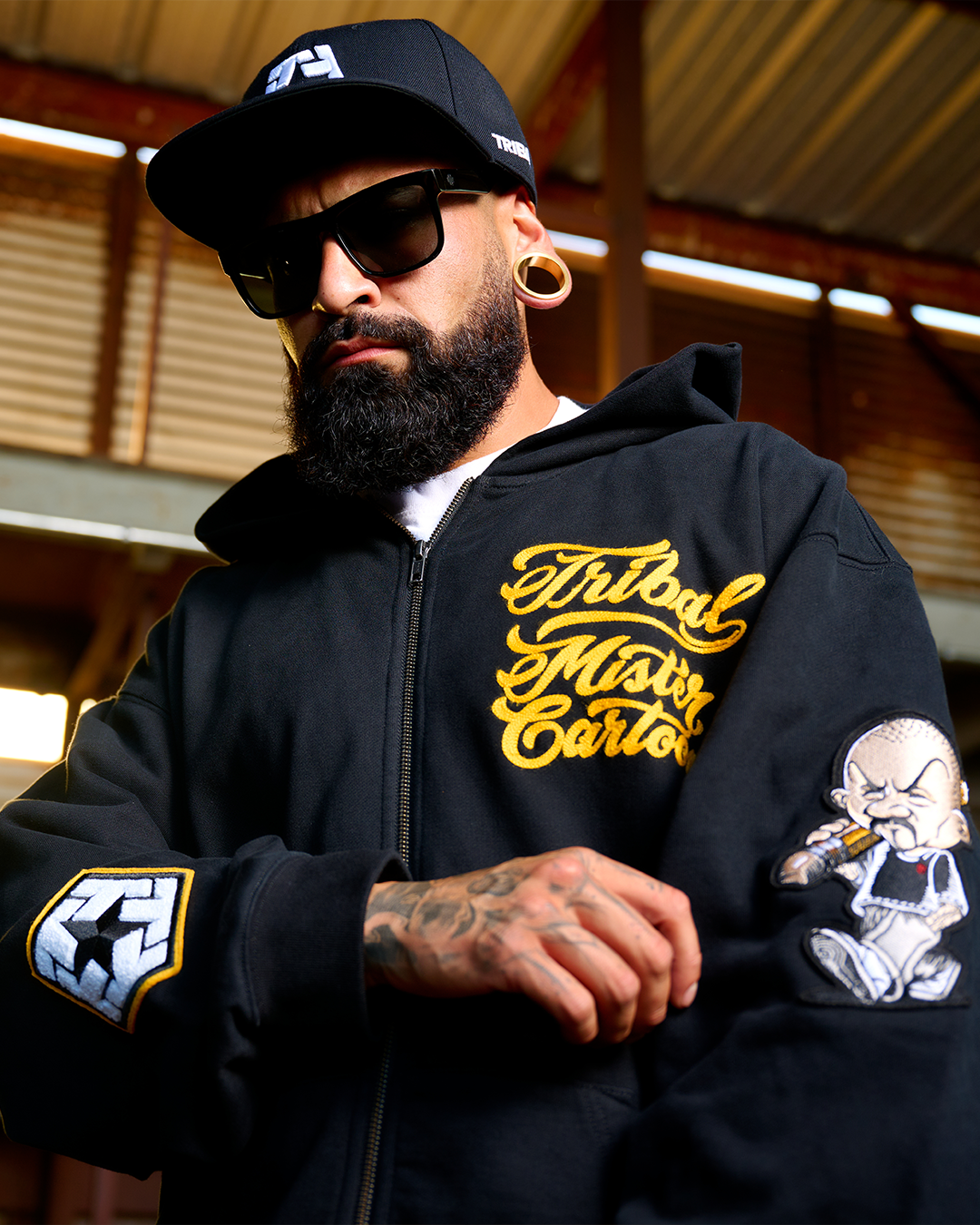 Mister Cartoon X Tribal - Zip Hoodie