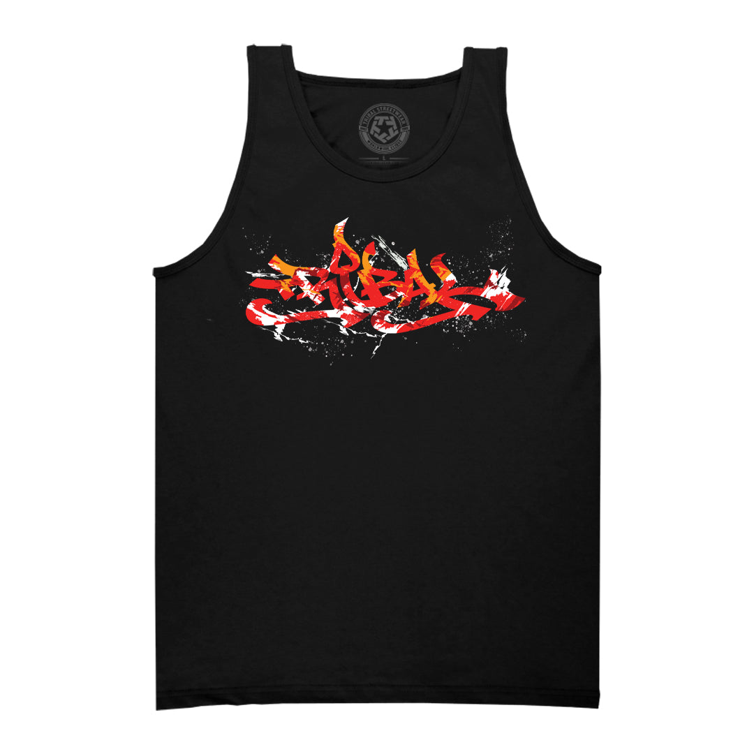 RED CLASSIC SPLATS - Men's T Shirt