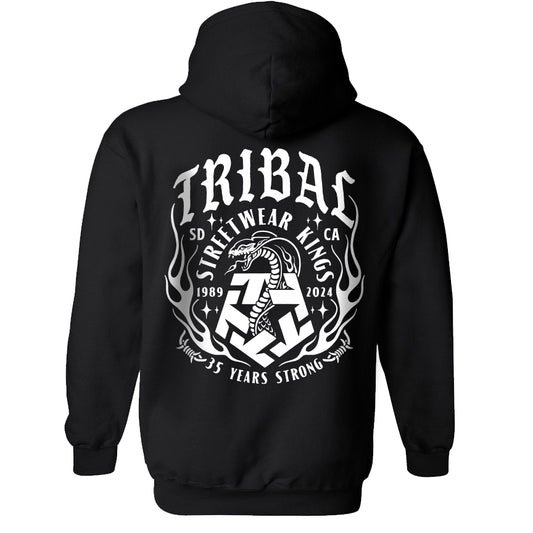 COBRA - Black Men's ZIP hoodie