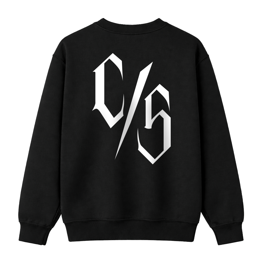 C/S Logo - Black Crewneck