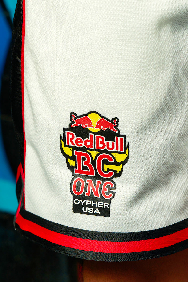 White Basketball Short