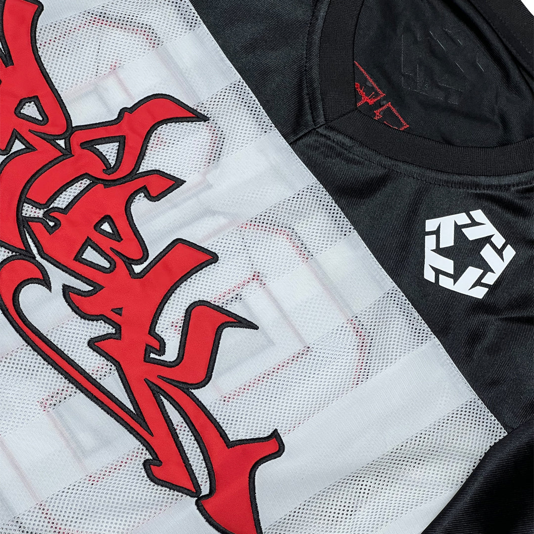 Football Jersey - Black / White / Red