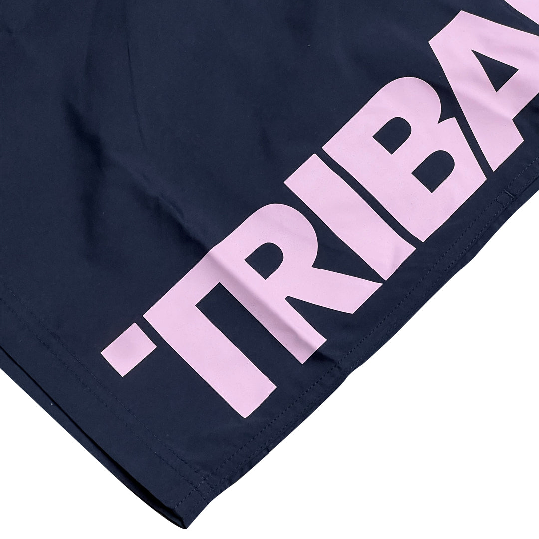 FONT LOGO - NAVY/PINK HYBRID SHORTS