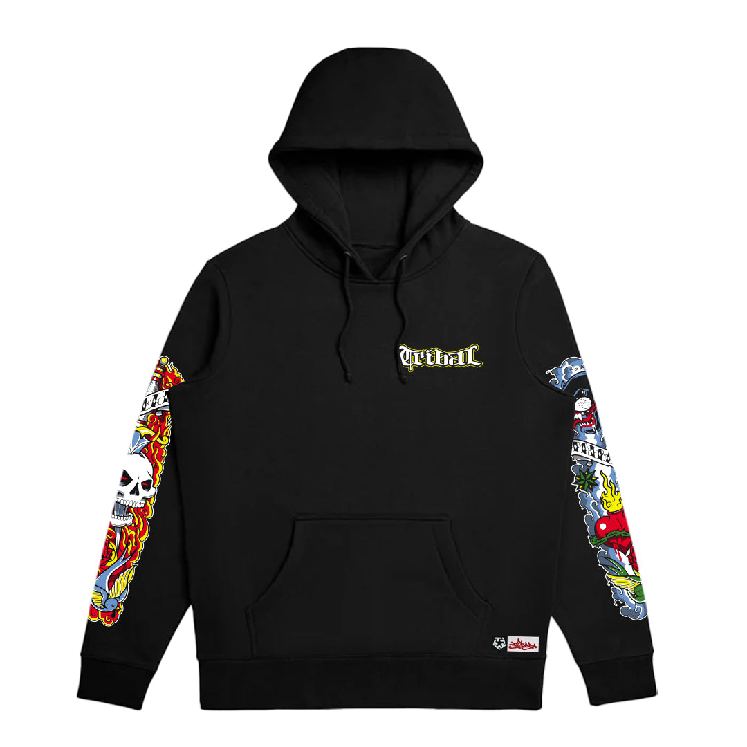 GIANT - Black Men's pullover hoodie