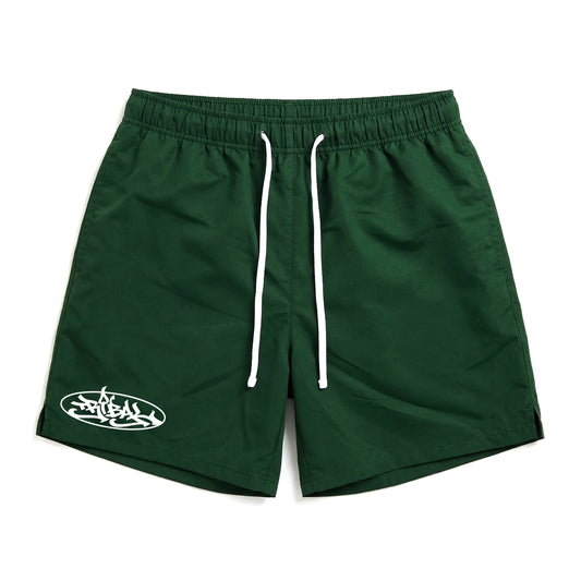Green Running Shorts