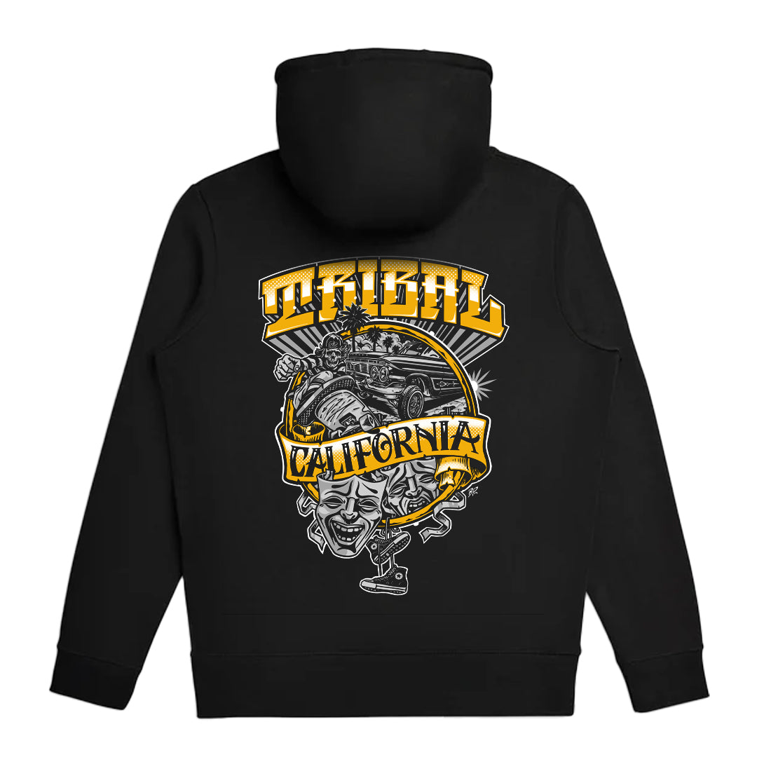 CALIFORNIA - Black Men's Hoodie