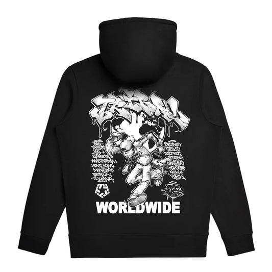 WORLDWIDE PUNK - Black Men's Hoodie