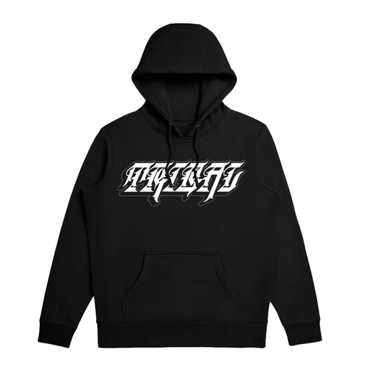NEW SLANT - Black Men's Pullover Hoodie