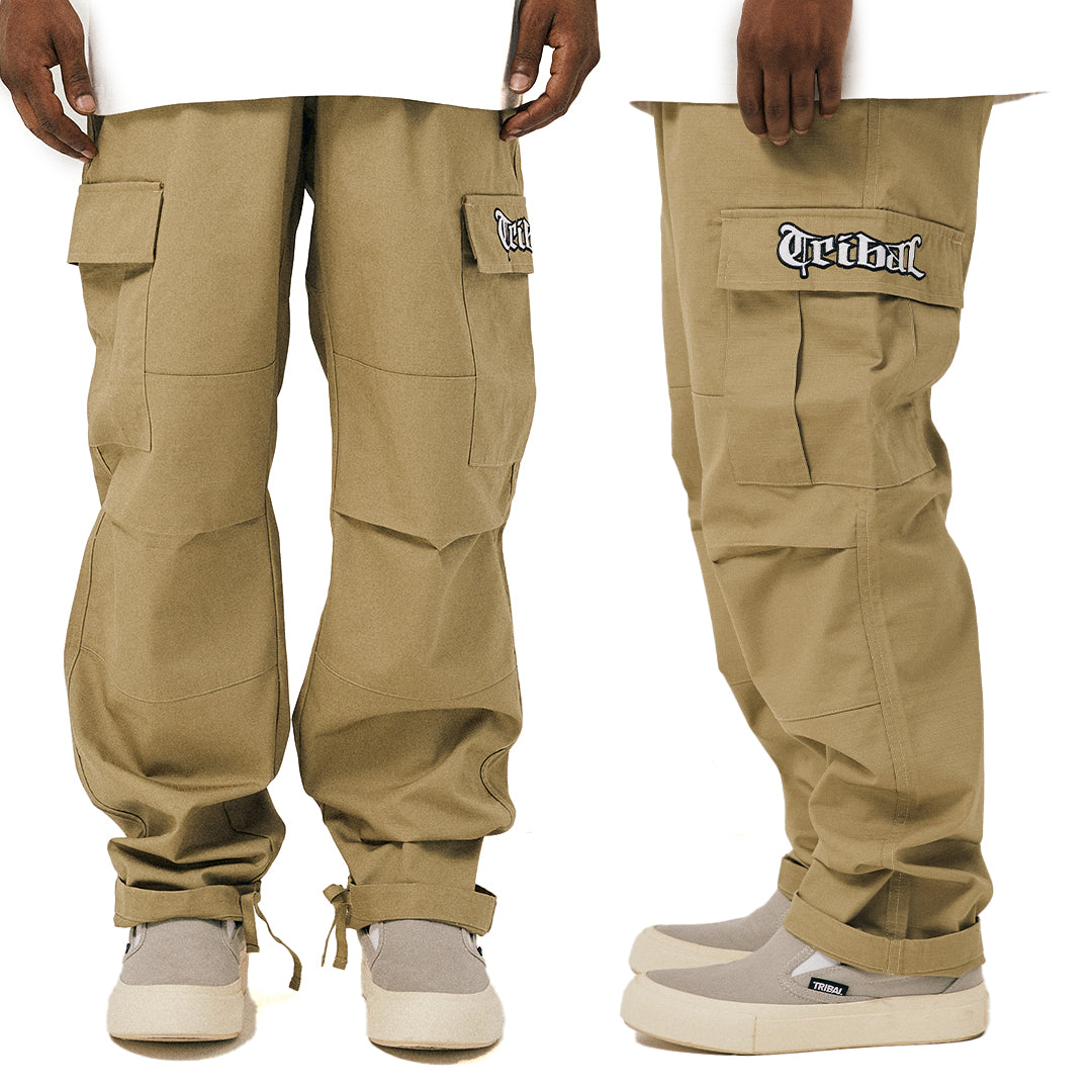 KHAKI - RIPSTOP CARGO PANTS