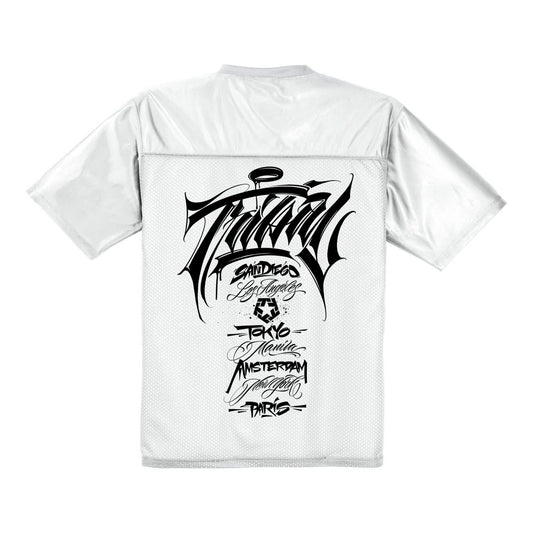 CITIES - White Mesh Jersey