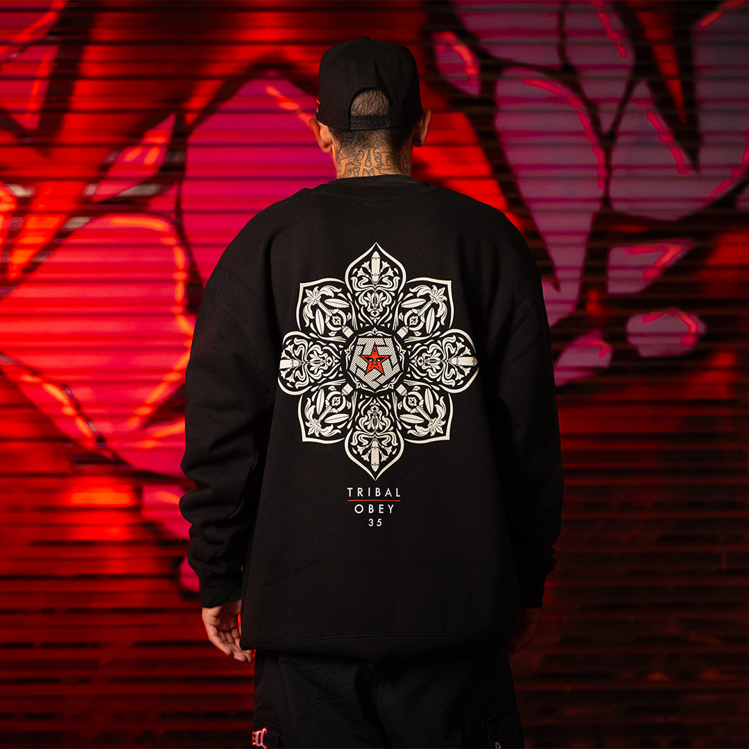 OBEY x TRIBAL 35 Years - Heavyweight Crewneck