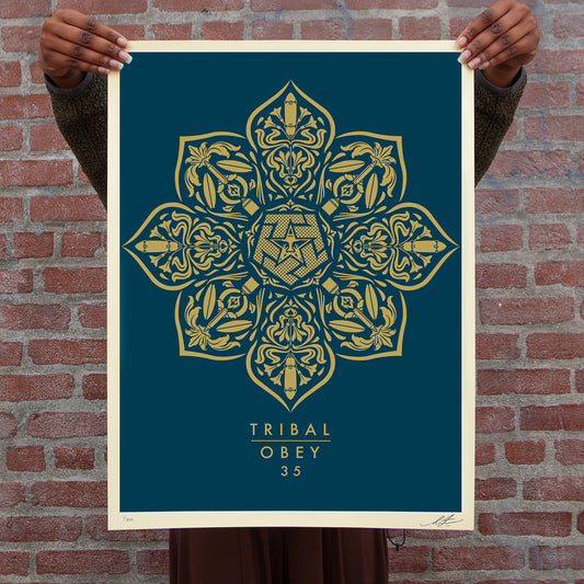 OBEY x TRIBAL - Tribal Anniversary - 18" x 24" Signed  Print