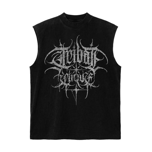 GOTH - BLACK HEAVYWEIGHT MUSCLE TEE