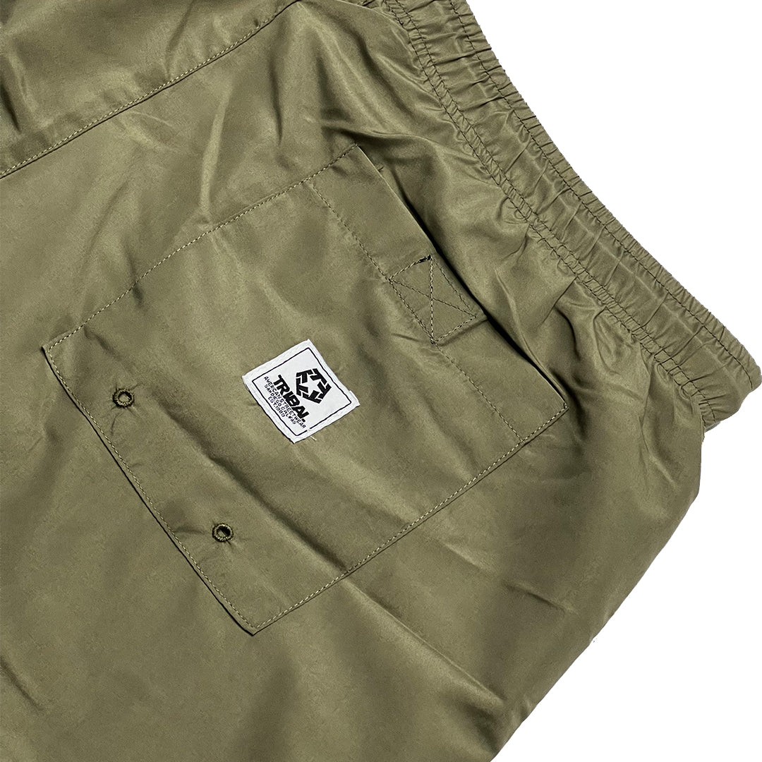 ROCKERS - OLIVE GREEN HYBRID SHORTS