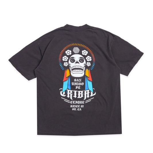 OUR TIME - SDFC x Tribal - Vintage Black Tee