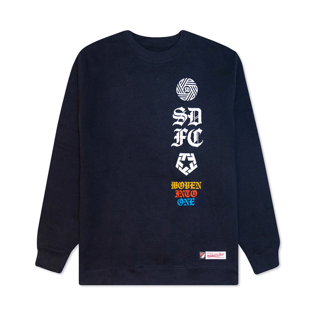 San Diego FC x Tribal - CALAVERA M&N Navy Crewneck