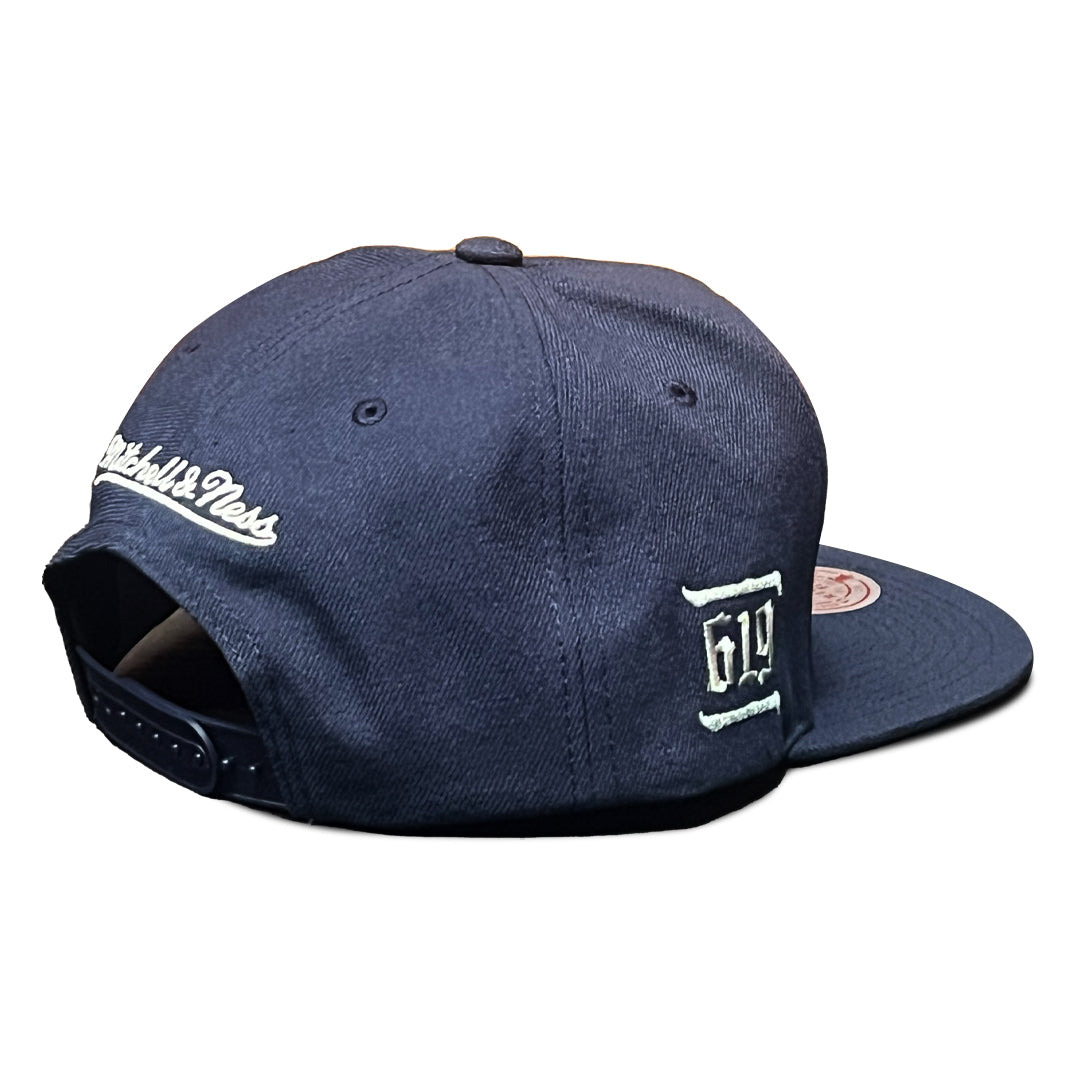 FLOW T-STAR - SDFC x Tribal - Mitchell & Ness - Navy Snapback