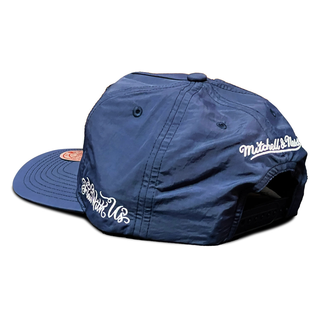 OLD ENGLISH - SDFC x Tribal - Mitchell & Ness - Navy Nylon Snapback