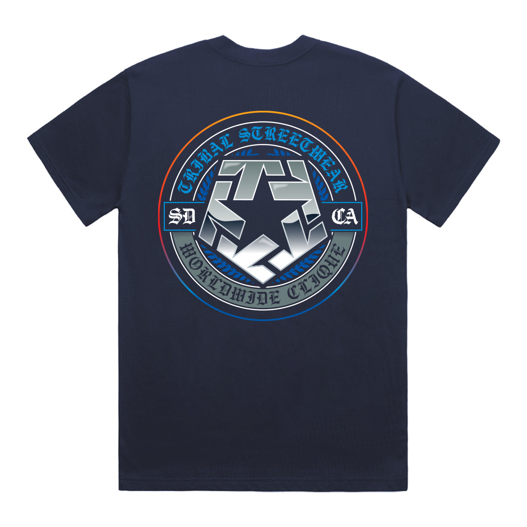 San Diego Circle - Men's Navy Shirt